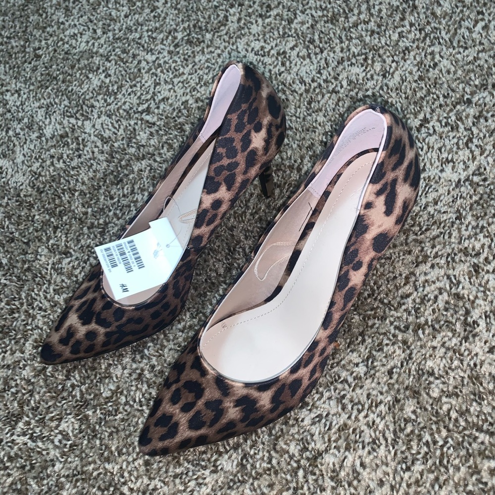 Cheatah print 3inch heels